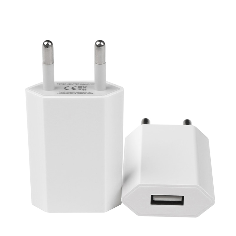 European EU Plug USB AC Travel Wall Charging Charger Power Adapter For Apple iPhone 6 6S 5 5S 4 4S 3GS