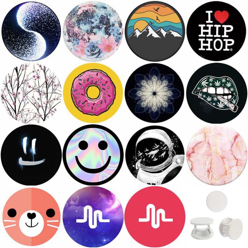 попсокет Musically Young Smartphone Popping Phone Holder Pipsocket Ring Universal Round Grip Stand Pops pocket socket For iPhone