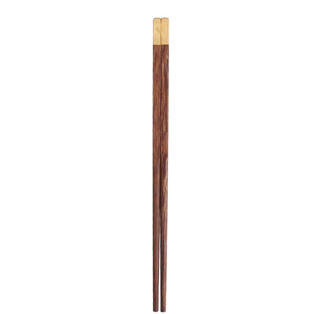 Handmade Natural Mahogany Wenge Wood Sushi Chopsticks Set Value Sushi Chinese Style Household Wooden Chopsticks: Wenge Wood-D