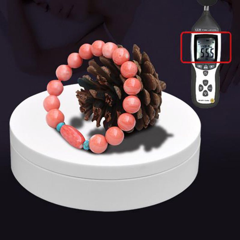 hoch Energie Elektrische Rotierenden Schmuck-Anzeige Stehen Basis Schmuck Organizer Plattenspieler Schmuck Verpackung Anzeige Schmuck Kasten