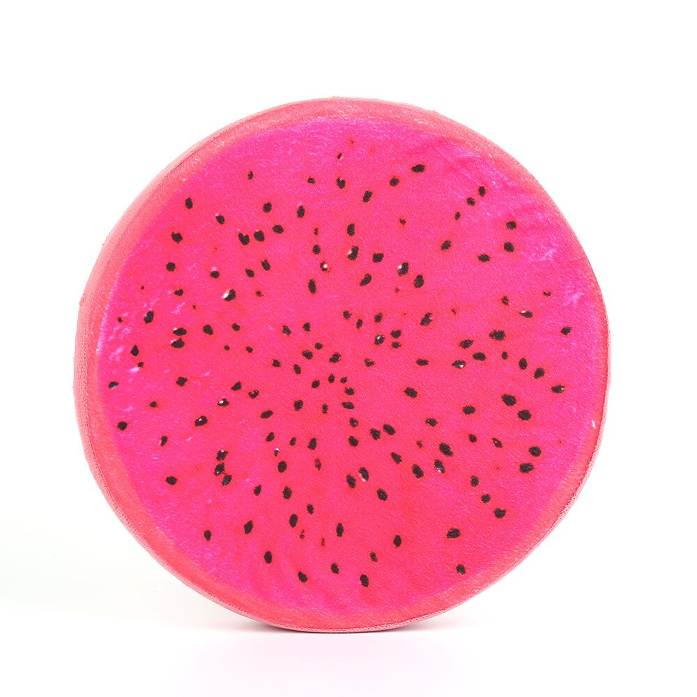 cojín para sofá de casa de frutas 3D, cojines de asiento modernos para las estaciones redondas, cojín para el suelo, cojín para el asiento, decoración moderna para el hogar: Dragon Fruit