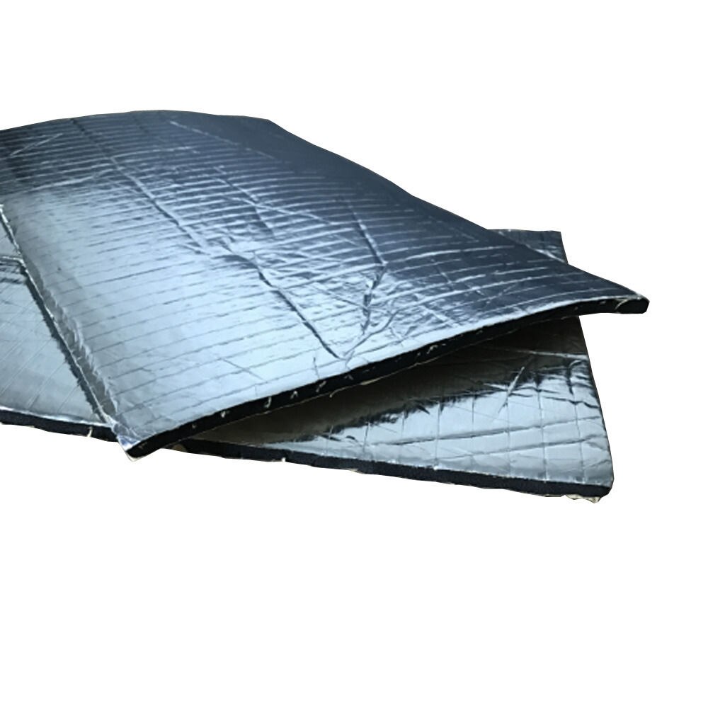 6 plader/parti bil lydisolering dæmpende isolering varme 10mm skum glasfiber auto interiør tilbehør akustisk lydisolering