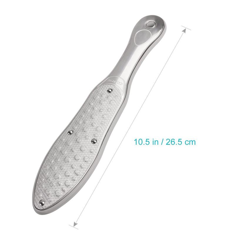 Professionele Zonnebloem Rvs Calluse Remover Pedicure File Dead Skin Remover Pedicure Scrubber Voetrasp Exfoliërende