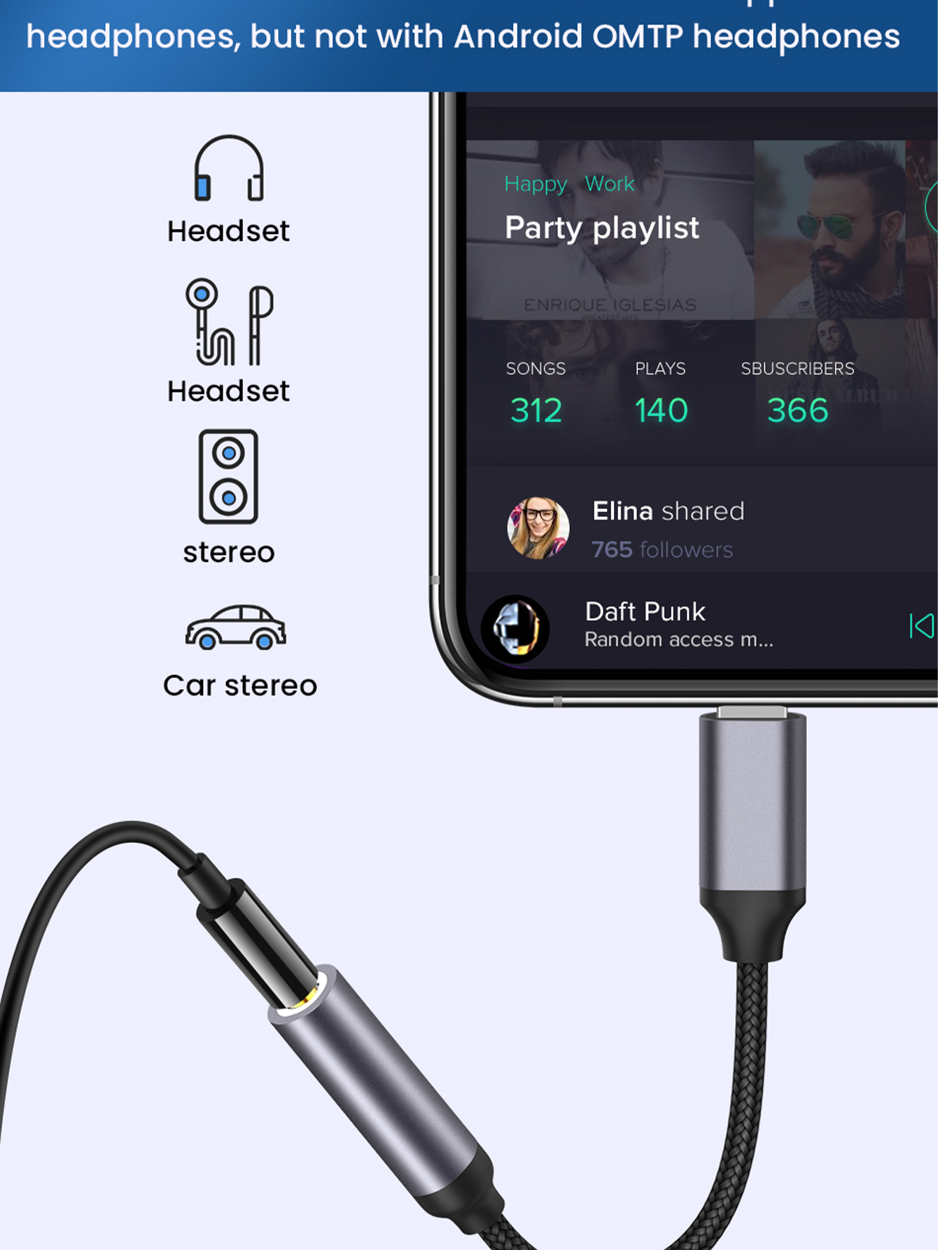 Audio Adapter Jack AUX Cable Llightning to 3.5mm For iPhone 12 13 14 11 Pro XS Max XR 7 8 Headphone Connector Audio accessories