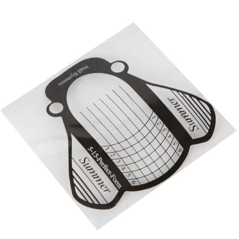 Nail Forms Self‑adhesive Nagel Sticker Pvc Nail Art Accessoires-