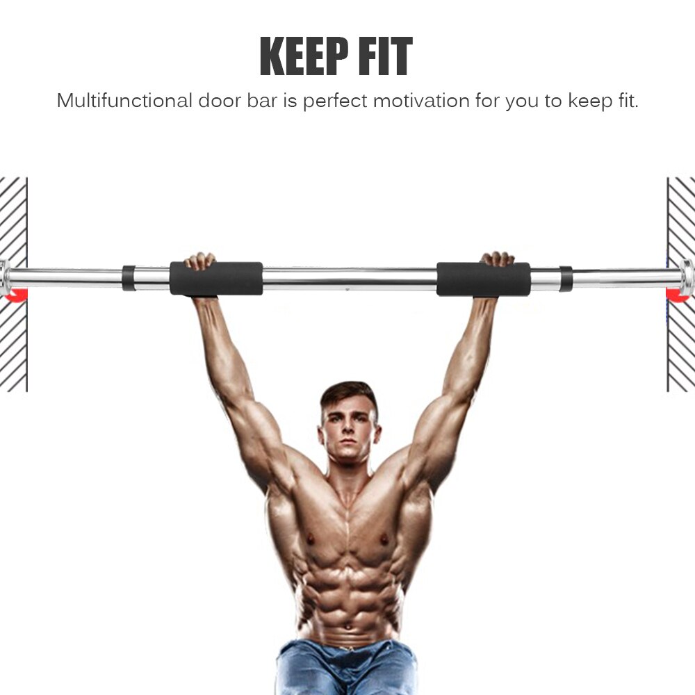 62-100cm inomhussportdörr fitnessdörr justerbar träningsstav överarmsträning sitta upprätt fitnessputterutrustning