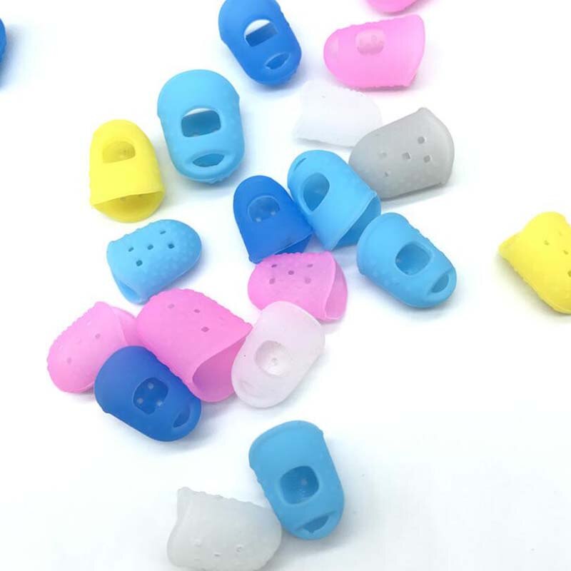 Lot De 40 Protège-doigts En Silicone Pour Guitare, Ukulélé, Basse