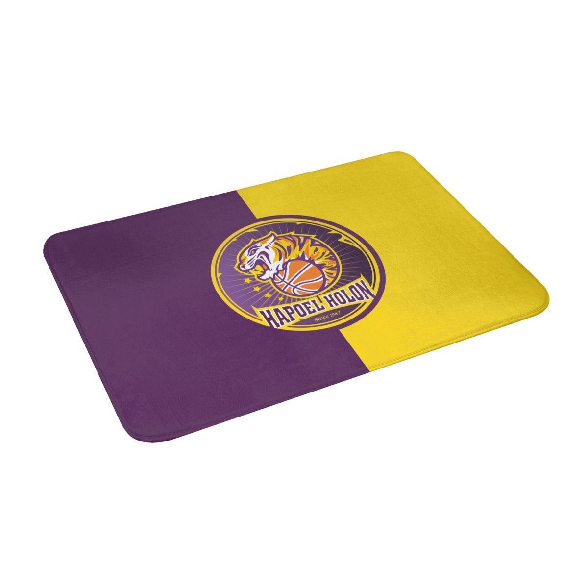 Hapoel holon bc fußmatt, eingangsteppich, gummimatte, dünne, rutschfeste teppichmatte