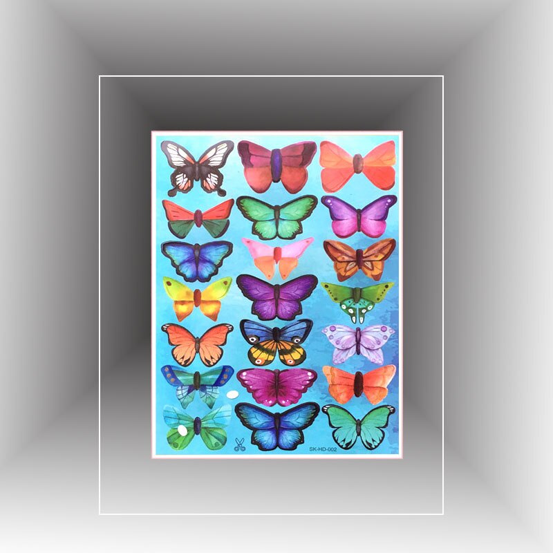 18 schmetterlinge 3D stereo Simulation Schlafzimmer dekoration aufkleber Kristall Schmetterlinge Wand Aufkleber Home Party Dekoration