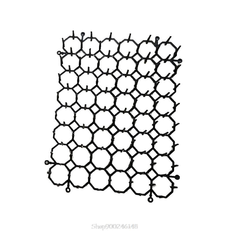 Anti-kattendoornmat om te voorkomen dat katten op een tuinbalkon stappen, kattenverboden gebied, pad voor katten, artefact  s19 20: 1