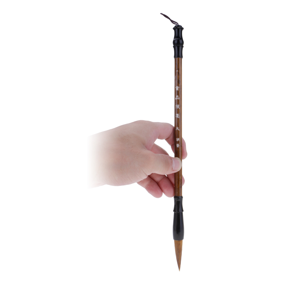 Set de pinceles Kanji de dibujo Sumi, caligrafía china, 3 uds. Jian Hao/Pelo de lobo de cabra