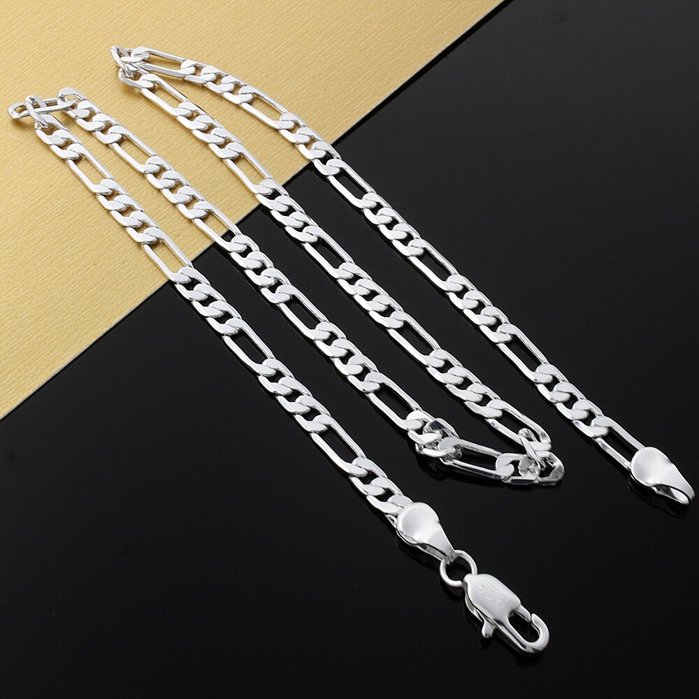 Listing 4MM silver color women lady cute nice chain Necklace trends Jewelry