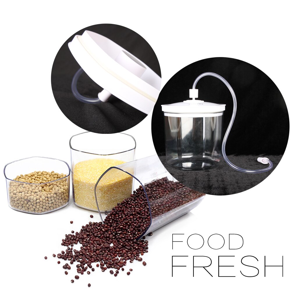 Vacuum Airtight Box Keep the Food Fresh Box With Vacuum Sealer Use Hose Vacuum Airtight Box Food Seal Tools 700ml/1400ml/2000ml