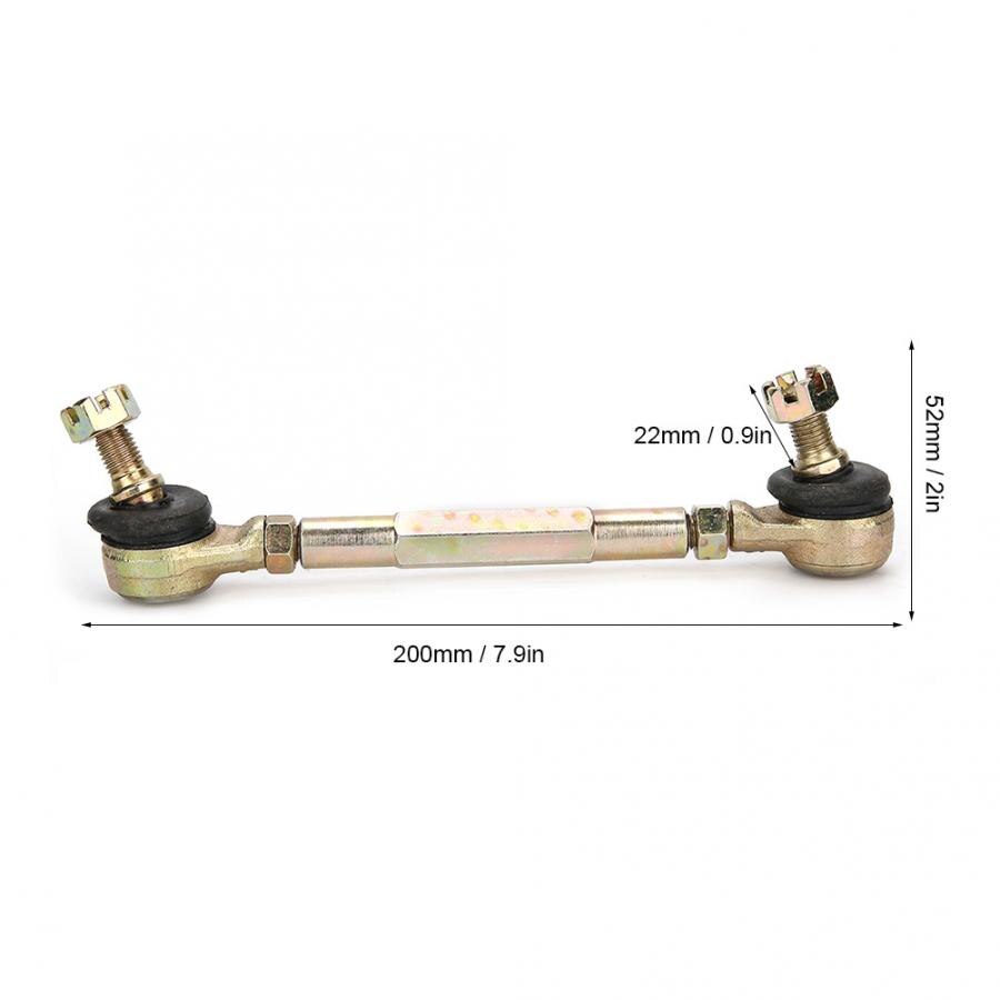 Paar 10mm/0,39 in Bolzen Spurstangenkopf Ball Schreiner passen für 150cc 250cc Quad Schmutz Fahrrad ATV Buggy TA Edelstahl Ball Schreiner