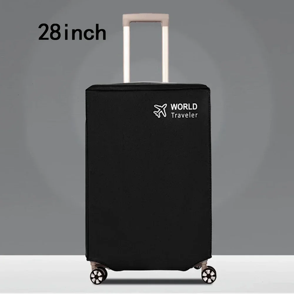 Luggage Cover SuitCase Covers Dustproof Trolley Wear-resistant Anti-scratch Luggage Protector Cover 20-30Inch Non-woven Fabric: Clear