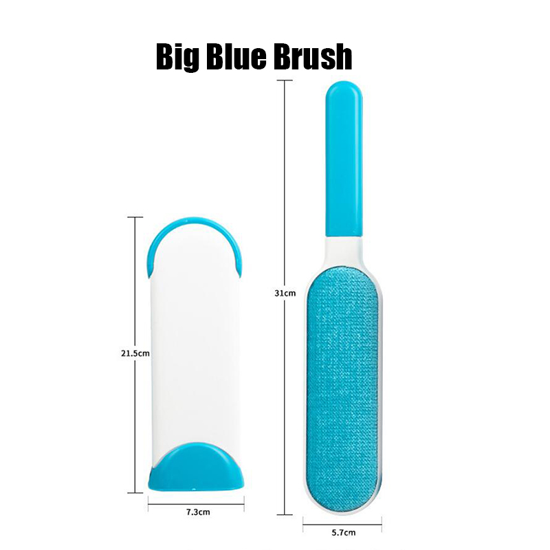 Pet Hair Remover Roller Lint Steken Roller Verwijderen Hond Kat Haar Van Meubels Tapijten Kleding Borstels Hand Cleaning Tools: big blue