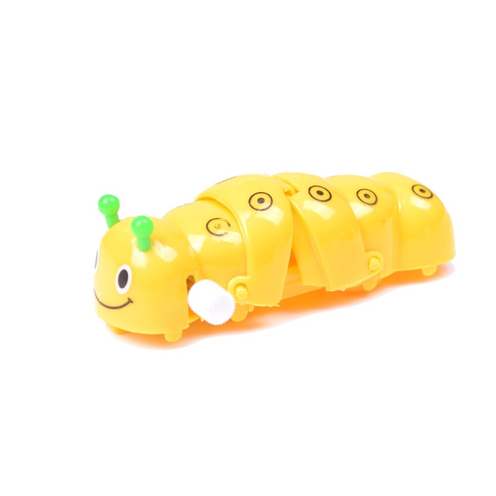 Kinderen Kawaii Clockwork Lente Toy Groene Plastic Cartoon Kruipende Insect Wind Up Speelgoed