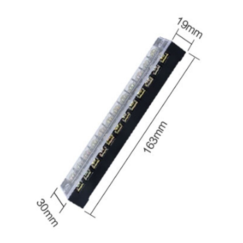 1pcs TB2512 terminal block (current 25A600V 12 bit) wire connector terminal block