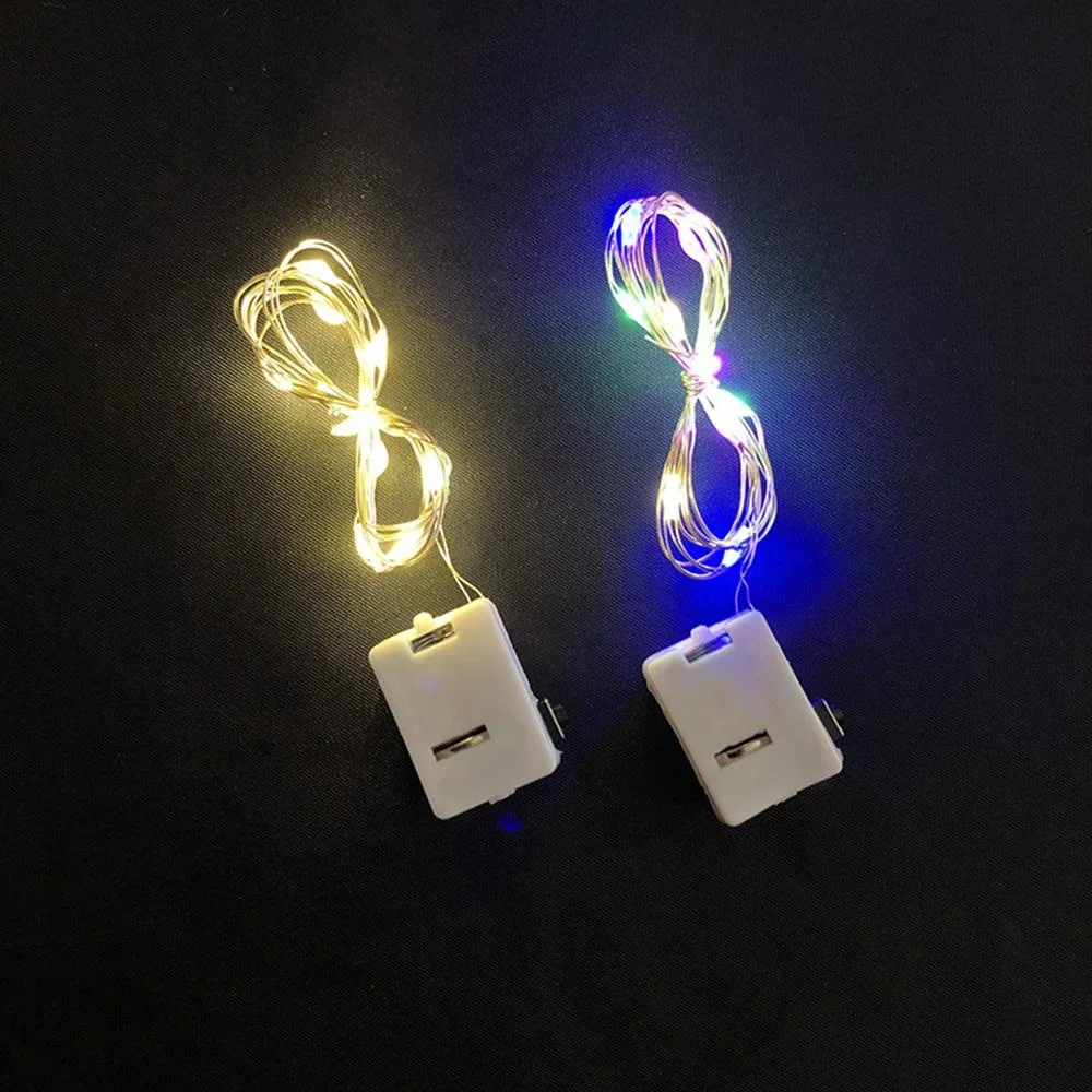 1M/2M LED-Lichterkette, batteriebetrieben, Mini-Lichterkette, Weihnachtslicht – Batterie Ich bin Lieferumfang enthalten