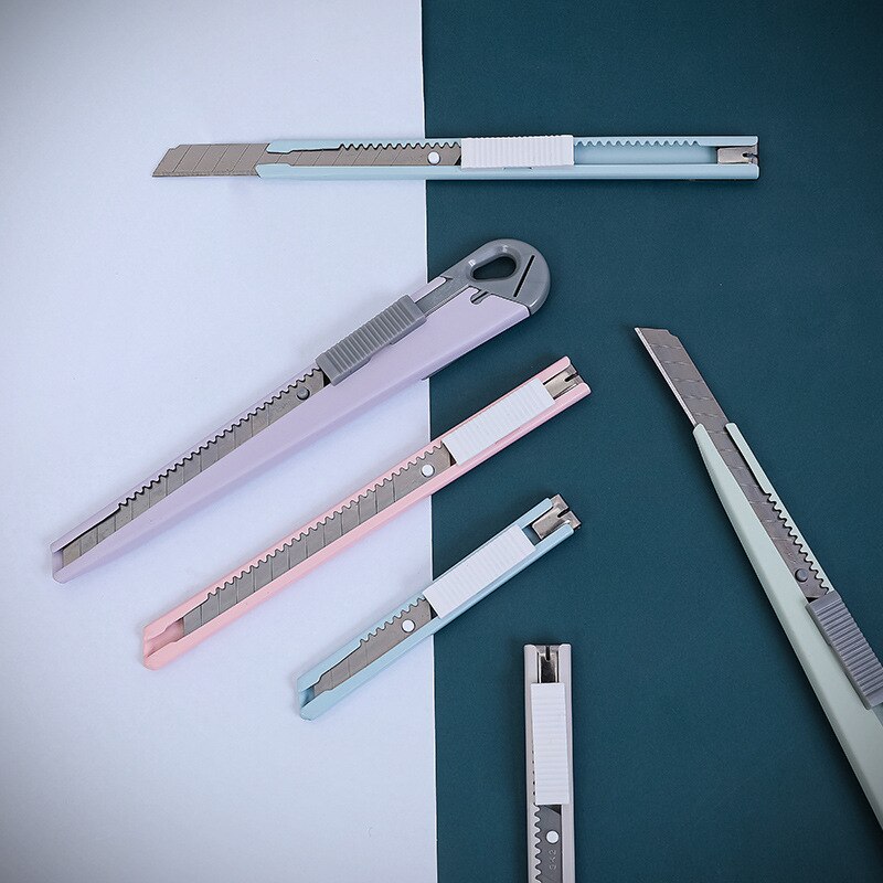 Sample Portable Utility Knife Cute Paper Cutter Cutting Paper Razor Blade Office school supply Stationery