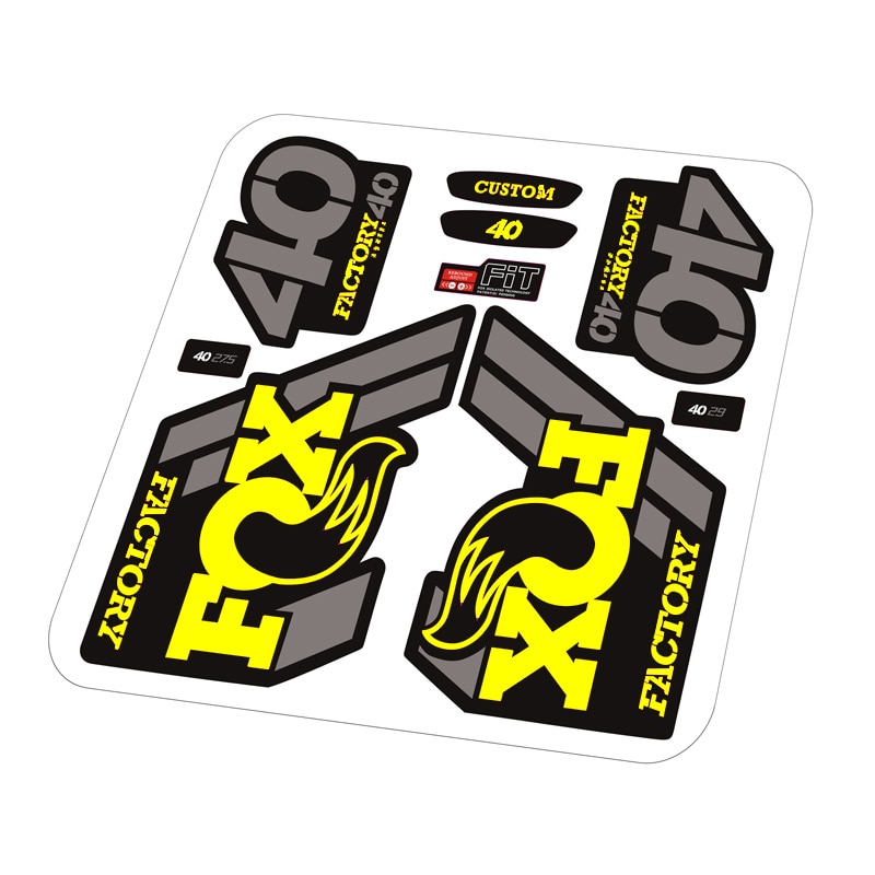 FOX40 stickers/decals of mountain bike/bicycle front fork for DH MTB racing