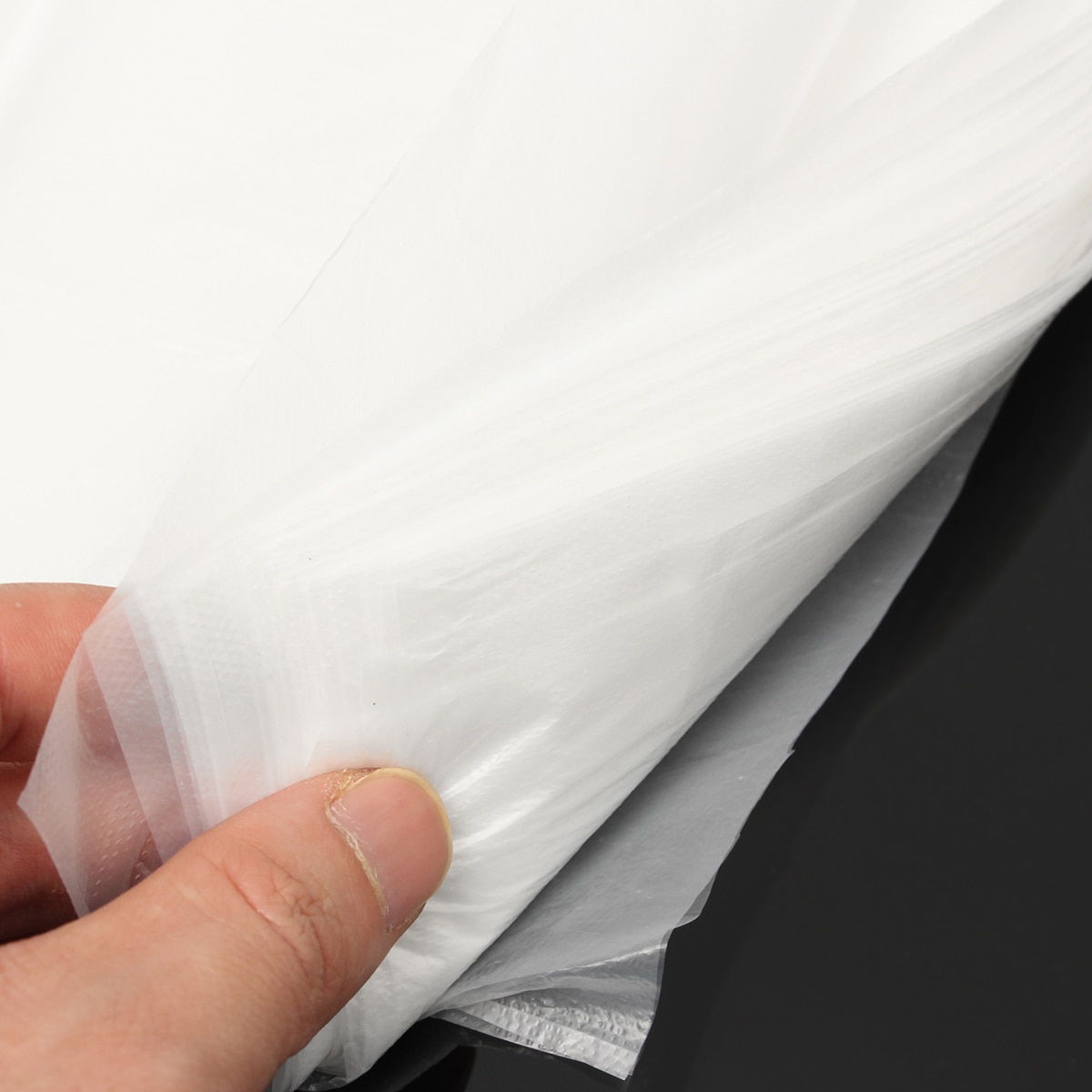 100Pcs/pack Hair Salon Disposable Waterproof Hair Washing Pad Clear Shampoo Bags Capes Hair Cleaning Shawl