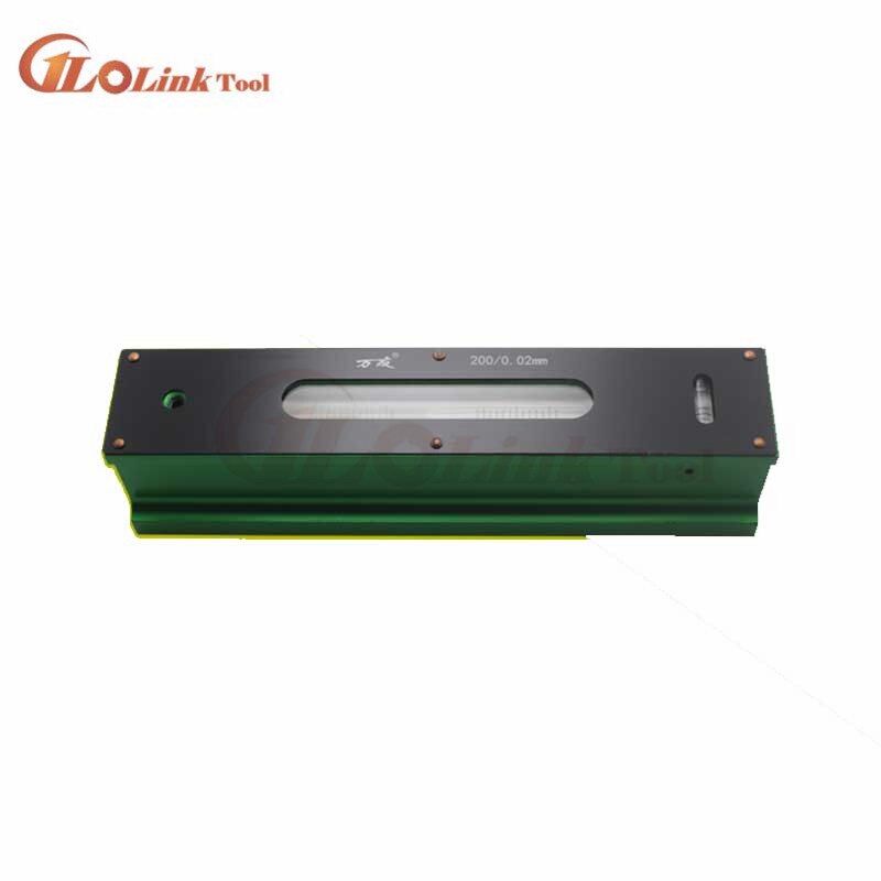 High precision 0.02mm 100/150mm/200mm/250/300mm industrial level Mechanical Bar Level spirit level Instrument Measuring Tool: 0-200mm