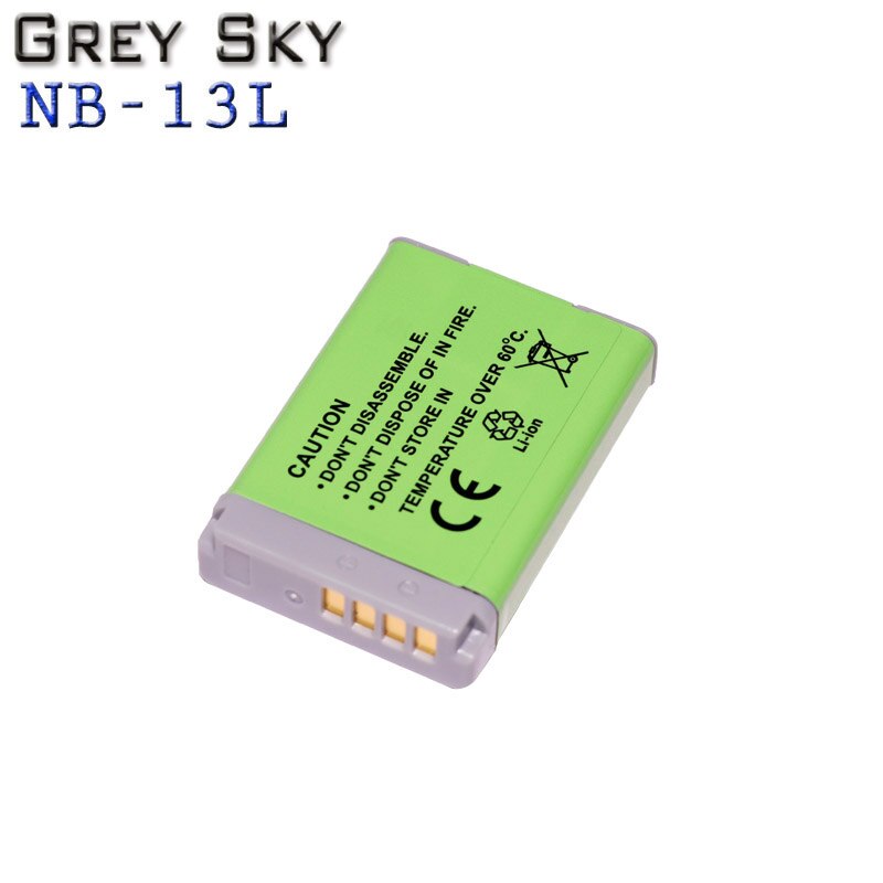 Batería de NB-13L para cámara Canon G5X,G5X Mark II,G7X,G7X Mark II,G9X,G9X Mark II,SX620HS,SX720HS,SX730HS