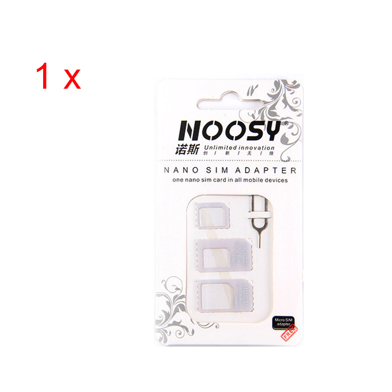 SIM-Kartenadapter Nano Mikro – Standard-4-in-1-Konverter-Bausatz mit Stahltablett, Auswurfstift, Unterstützung Ich bin: Beige