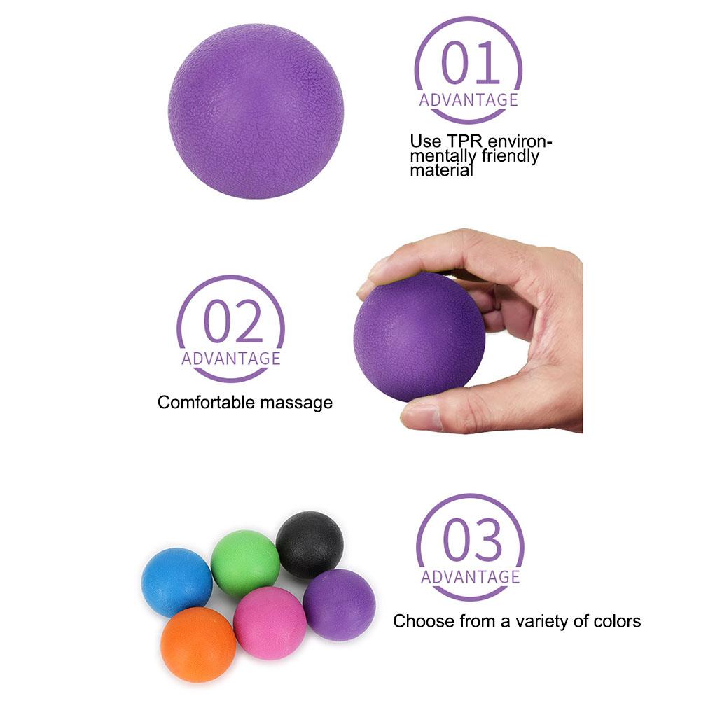 Pelota de masaje de Yoga Bola de Fascia Bola de masajes para ejercicios para relajación muscular profunda y masaje de acupresión