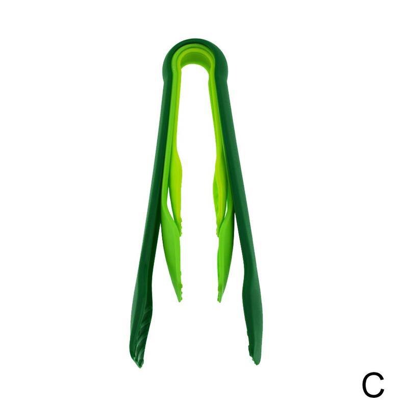 3pcs/set Food Grade Plastic Food Clip Salad Buffet Clip Clip Tongs Bread Grill Cake Utensils Kitchen Barbecue P5F5: C