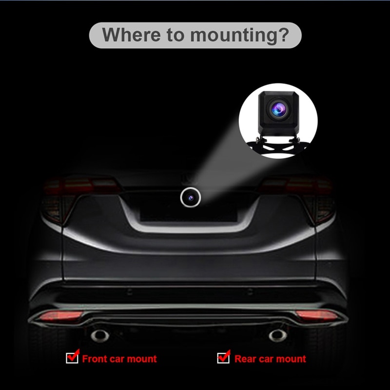 Wireless Car Rear View Camera WiFi Auto Reversing Camera Vehicle Dash Cam for All Vehicles