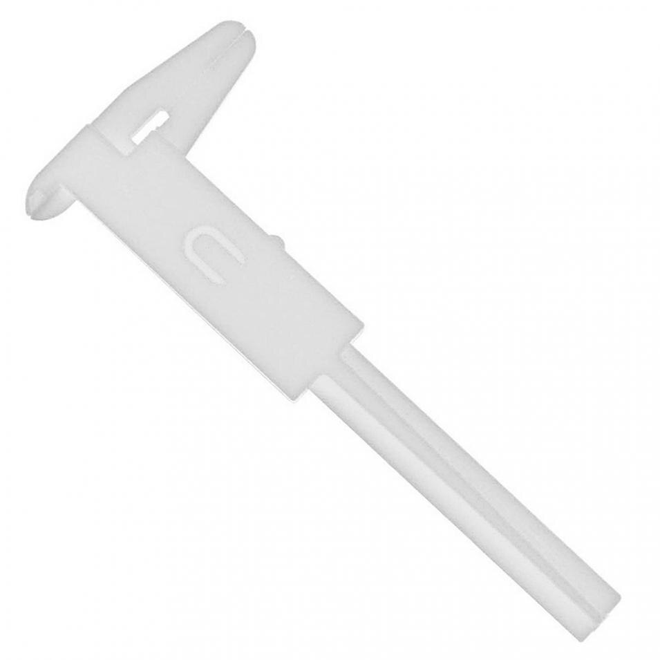 0-80mm Double Scale White Plastic Vernier Caliper with Mini Measurement ...