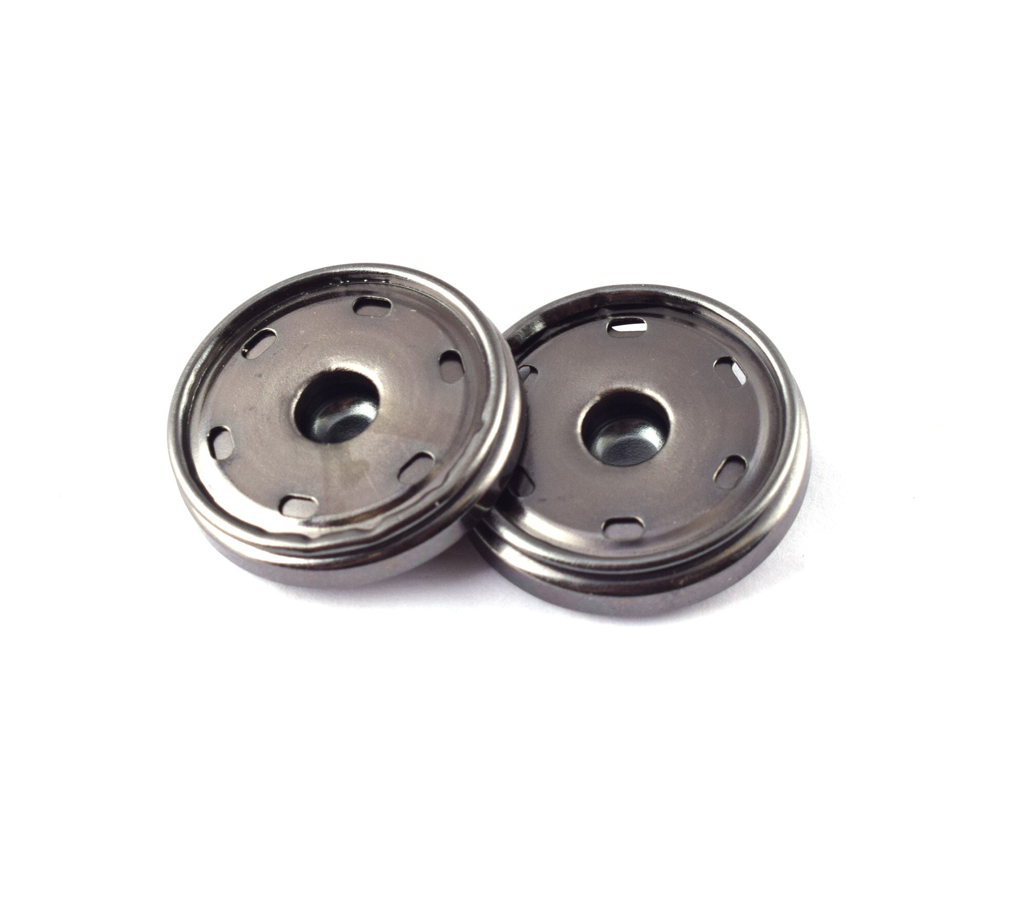 Metal Snaps Buckle Fasteners Sewing Process Snap Leather Snap Sets Clothing Sewing Products DIY Accessories 1.2Inch Gunmetal