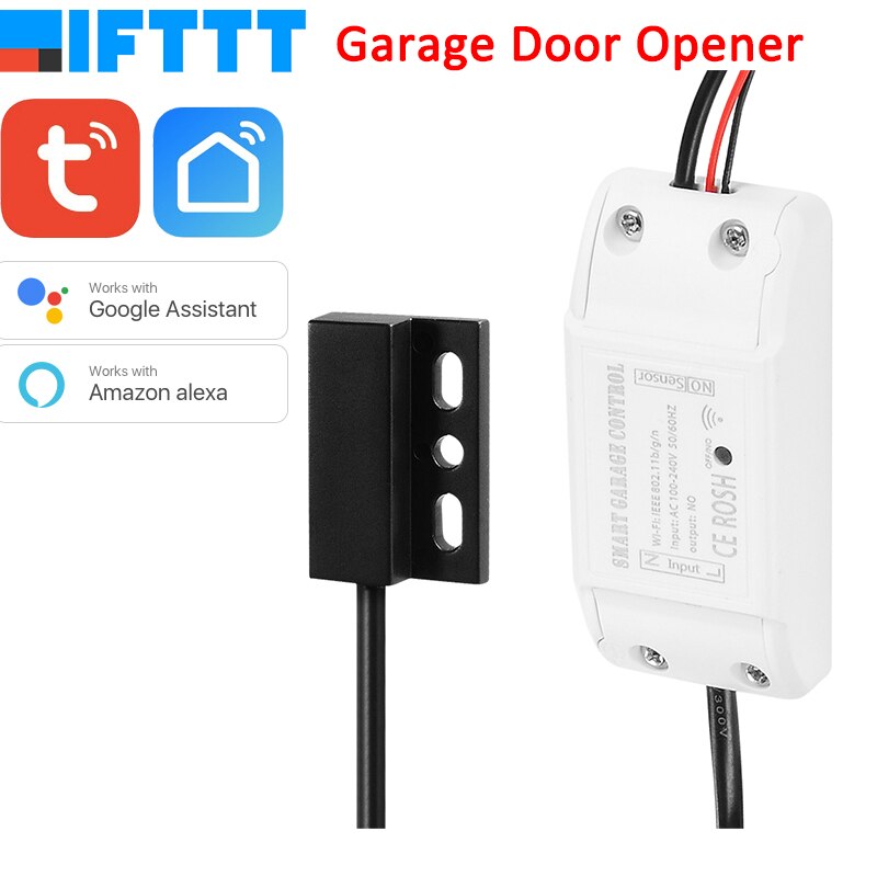 Smart Life Tuya Garage Door Opener Wifi Or Zigbee Wireless Control RF433 Timer Schedule Alexa Google Assistant Compatible - View #7