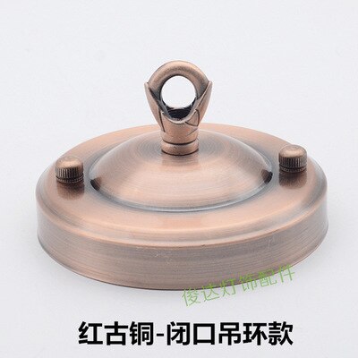 ceiling cover plate hook pendant lamp decoration metal accessories chandelier Parts Vintage Ceiling Holder For Light Fitting: 3