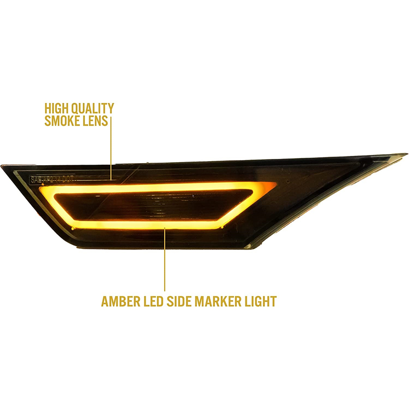 Barra de luz LED de parachoques delantero, marcador lateral de 10. ª generación, estilo Carrera, para Honda Civic Sedan Hatchback, 911, 2 unidades