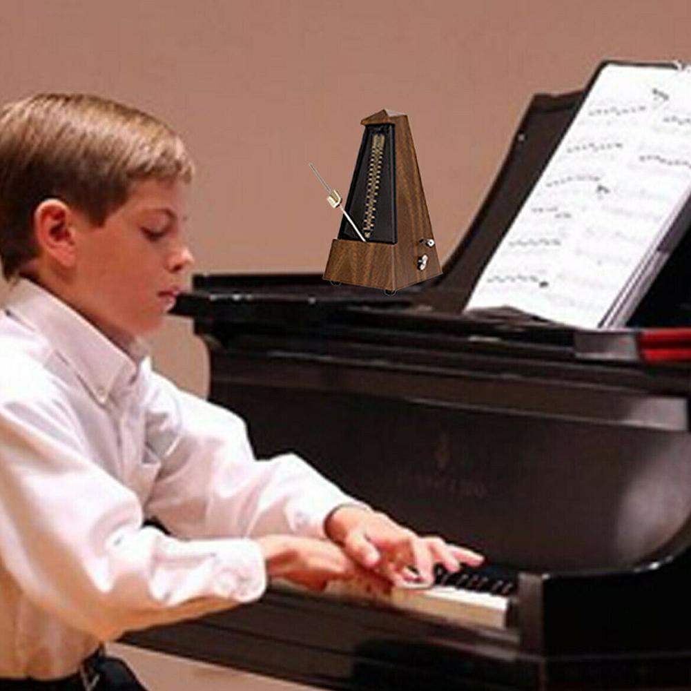 Vintage Style Mechanical Metronome Guitar Piano Violin Zither Musical Instrument Music Timer Precision Spring Mechanism