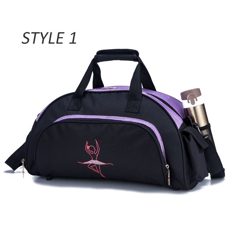 Dans Meisje Sporttas Vrouwen Yoga Mat Zakken Voor Fitness Training Sport Handtas Schouder Tas Gymtas Sporttas Dansen Sporttas XA769WA: Style 1 Purple
