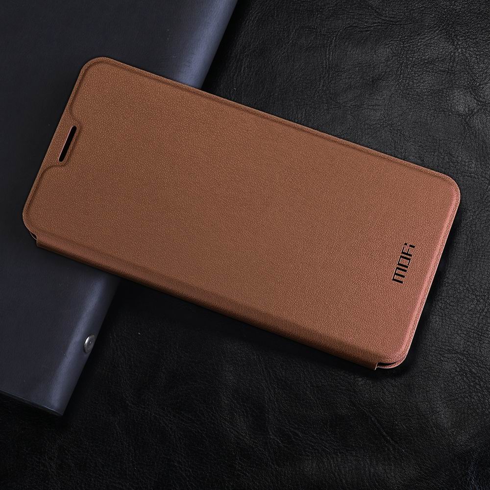 MOFi for Xiaomi Redmi 5 Plus Case for redmi 5 plus flip case cover Leather Capas coque for xiomi redmi 5 plus housing original: Brown