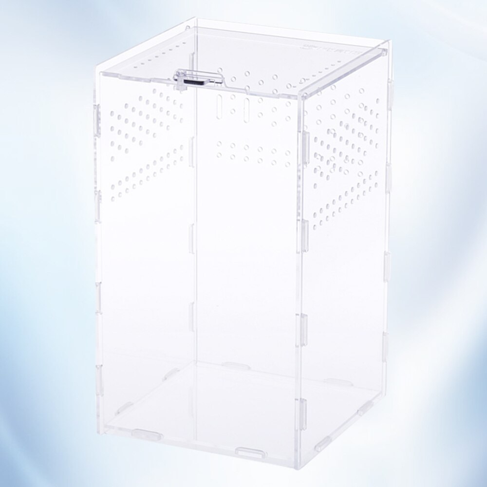 1Pc Reptile Breeding Box Acrylic Box Insect Feeding Box Insect Nest for Creeper Insect