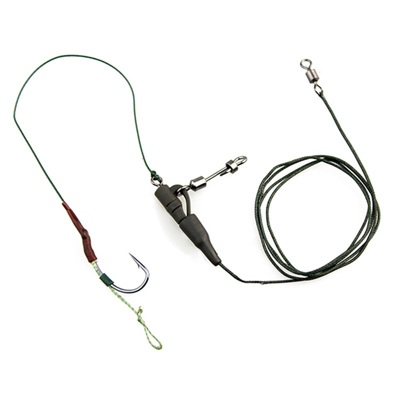 Fishing Hook Artificial Lure Bait Feeder Lead Sinker Swivel Line Set Fishing Carp Jigs Feeder Baitholder Fishing Tackle: A6
