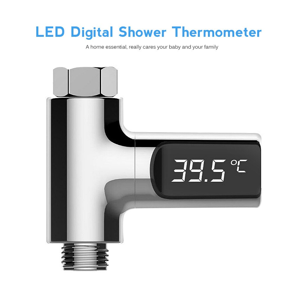 Led Display Water Douche Thermometer Led Display Thuis Water Douche Thermometer Flow Water Temperture Monitor ER753