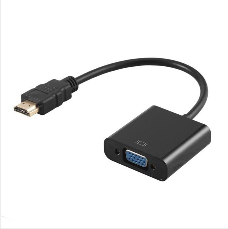 1Pc 1080P Hdmi-Compatibel Naar Vga Adapter Digitaal Naar Analoog Converter Kabel Voor Xbox PS4 Pc Laptop tv Box Om Projector Displayer