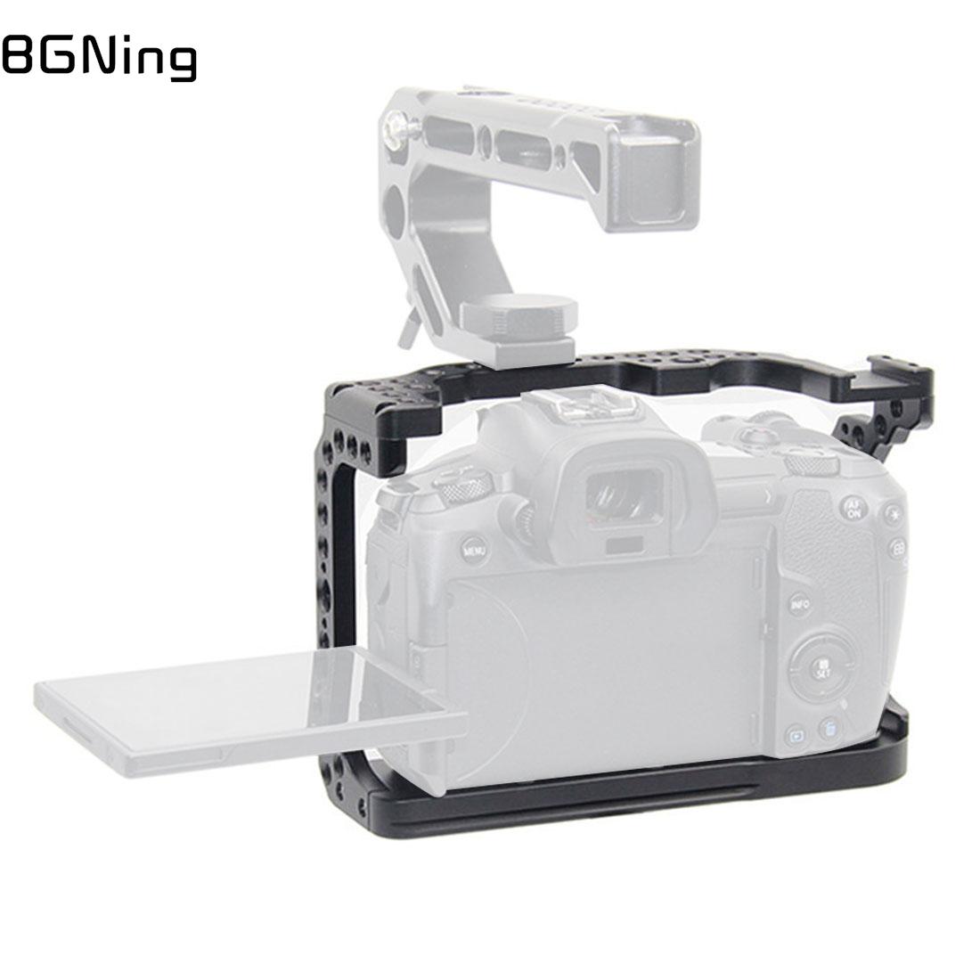 Camera Kooi Voor Canon Eos R Ildc Camera Nauwsluitend W Arca Zwitserse Grondplaat Arri Gat Koud Schoen Video film Film Rig Stabilizer