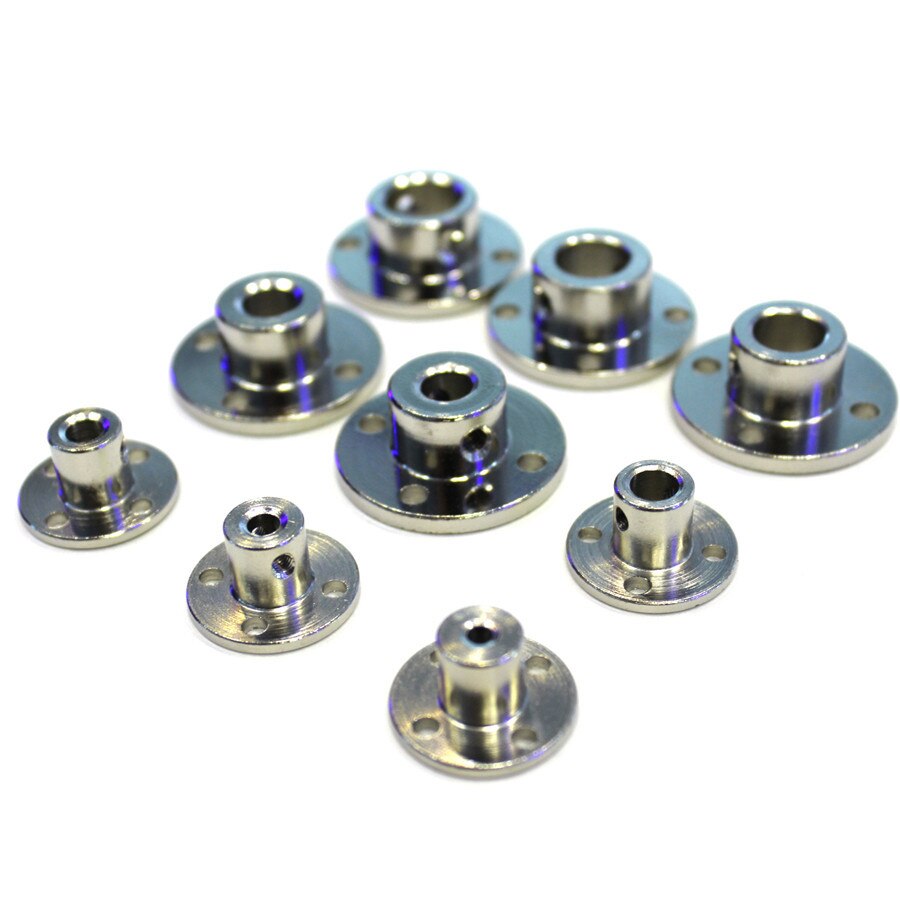 J518 #45 Stalen Flens Koppelingen Binnendiameter 12mm Stijfheid DIY Model Auto As Connector