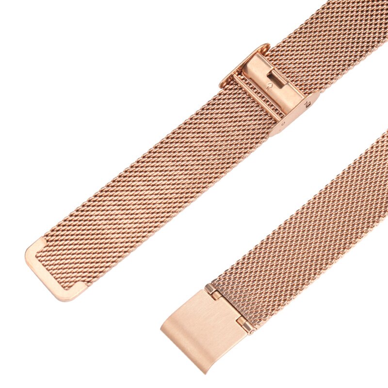Bracelet de montre intelligente KW10 Original femmes acier inoxydable/cuir pour KW10 KW20 montres intelligentes bracelet de Smartwatch de remplacement: Gold Stainless