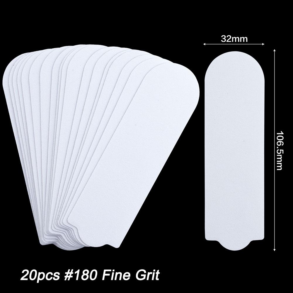 20 Stks/zak Voetvijlen Schuurvervangers Voor Pedicure-Voetvijlen Voetverzorging-Gereedschapsbestand-Eeltverwijderaar Dode Huid Voetrasp Bijvullen: Roze