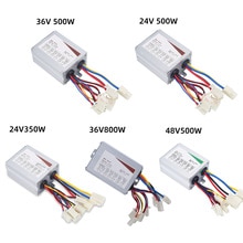 Contrôleur de moteur de vélo électrique 24V/36V/48V, 250W/350W/500W/800W, moteur brossé, DC