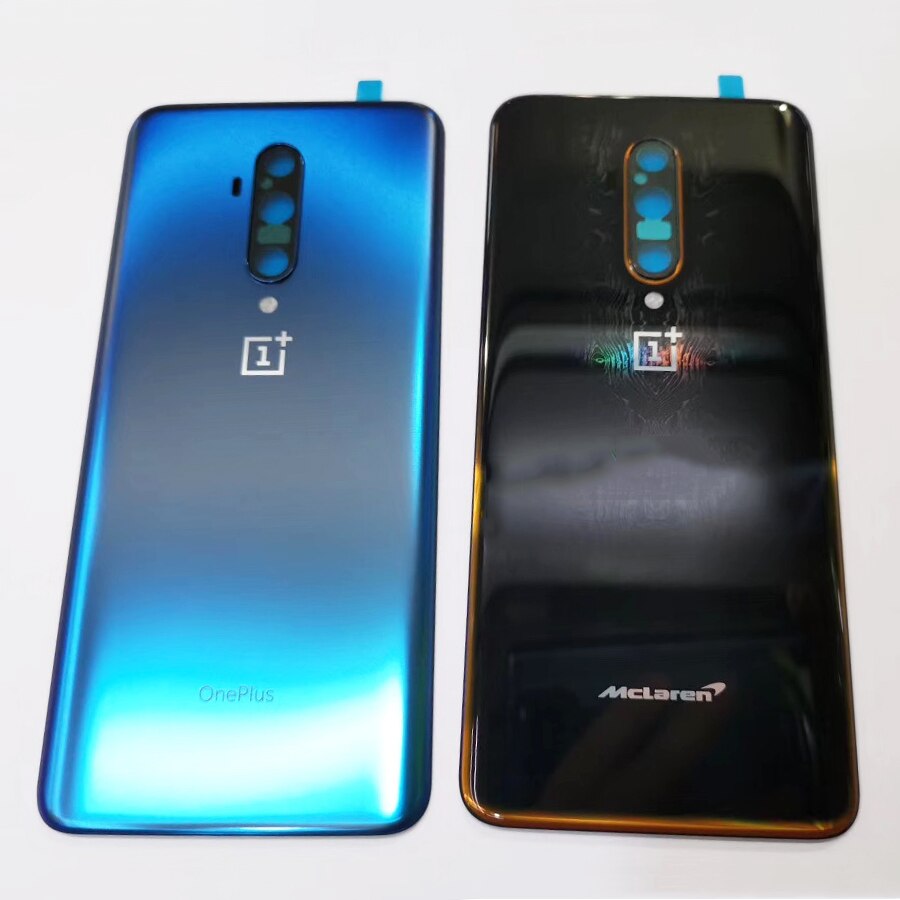 100% Original Zurück Batterie Abdeckung Tür Hinten Glas Für Oneplus 7T Profi/Oneplus 7 Profi Batterie Abdeckung Gehäbenutzen fallen mit Kamera Objektiv